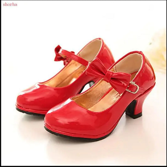 Children's wedding High Heels Children Princess Shoes Spring Childr