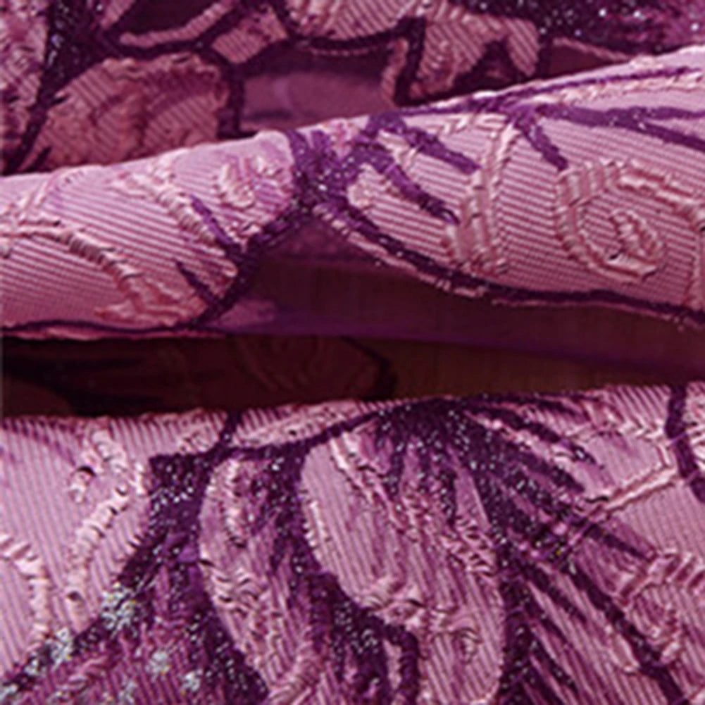 1Pc 100*250cm Flower Jacquard Tulle Window Curtain drape lace embroidered