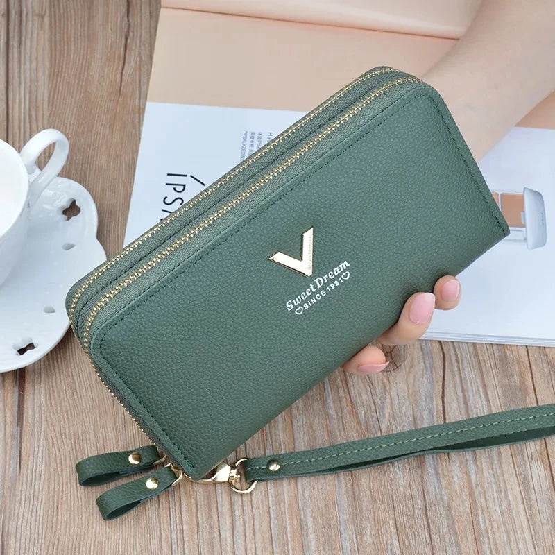 Pu Leather Women Wallets Women Purses Fashion Long Zipper Women's Wallet