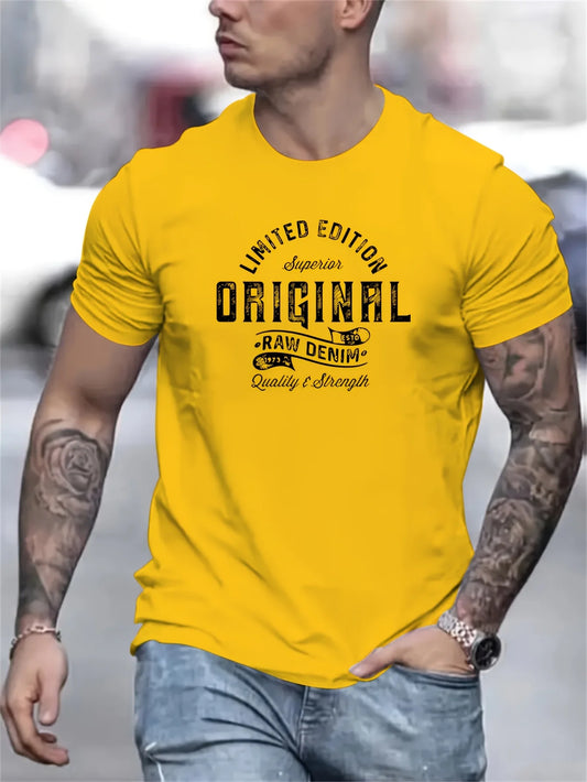 Men's summer 100% pure cotton fashionable casual sports