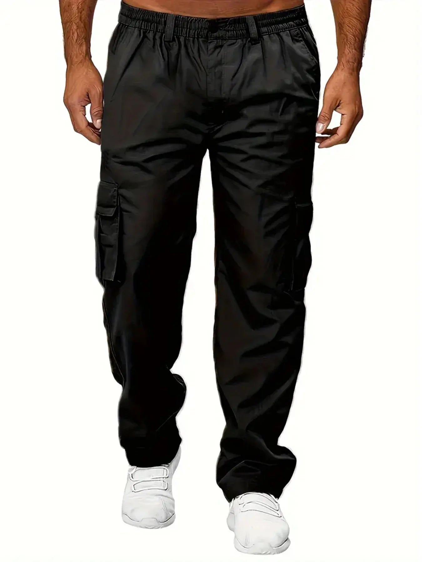 Men's Cargo Pants Sweatpants Outdoor Loose Straight Long pant