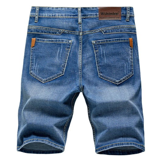 4 Model Classic Style men’s slim denim shorts