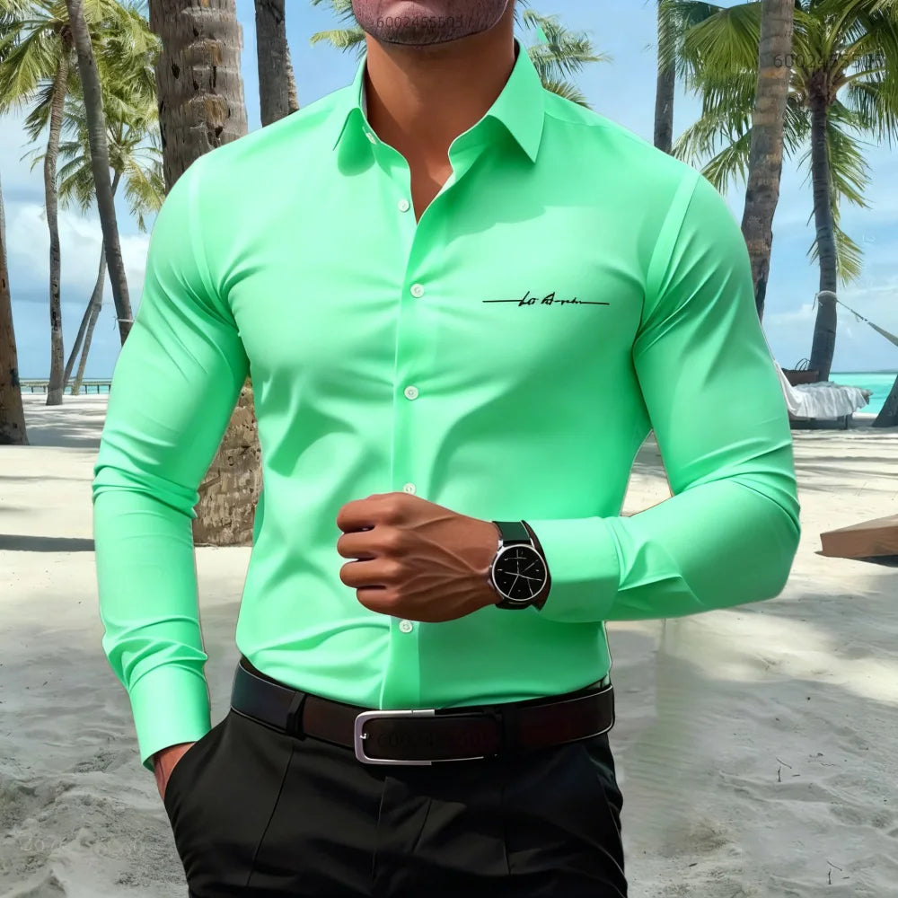 16 colors men's shirts casual fashion long sleeve shirts men's business shirts high quality large size fast delivery