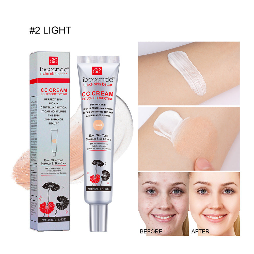 Moisturizing Correcting CC Cream Waterproof Anti-sweat Makeup Before Concealer Last Makeup Protect Skin