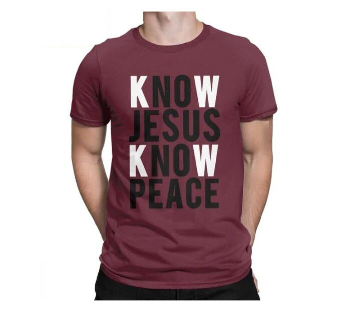 Printed round neck short sleeves