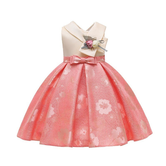 Baby Girl Dresses Fashion collar elegant princess party wedding