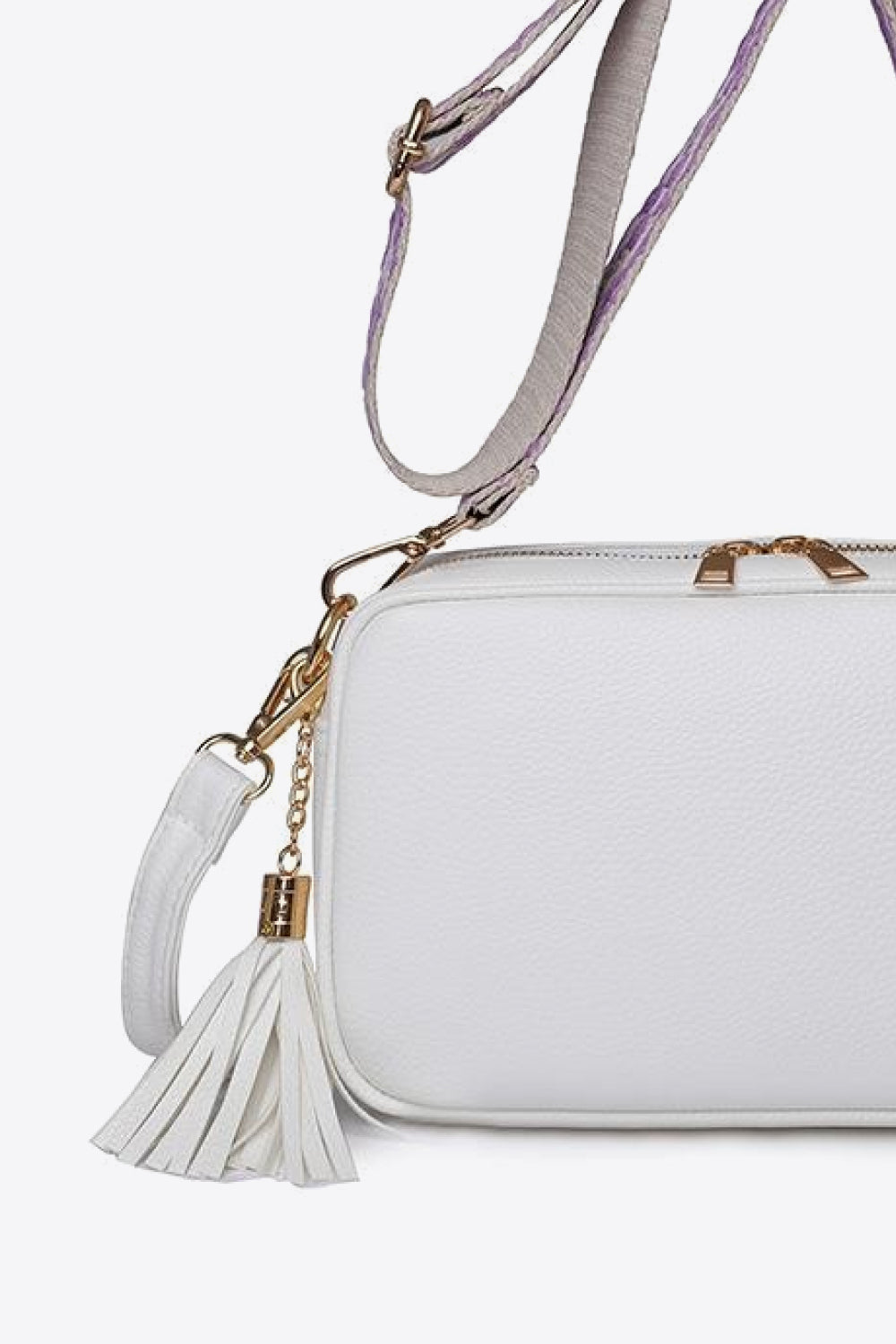 PU Leather Tassel Crossbody Bag | Luxury Women's Handbag