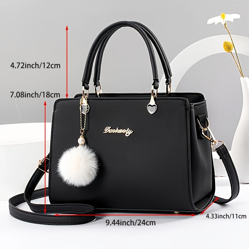 Elegant Lightweight Faux Leather Handbag -luxury Women's
