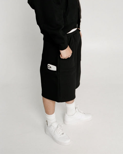 Minimalism Versatile Loose Cropped Pants Short Casual