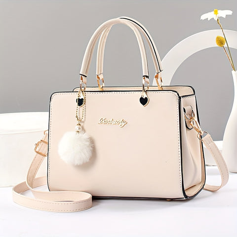 Elegant Lightweight Faux Leather Handbag -luxury Women's