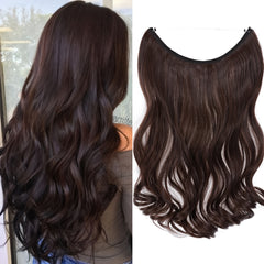 Hair Extensions Invisible Hair Extensions Secret Hidden Wire Long Curly Hair Pieces For Women Synthetic Halloween Christmas