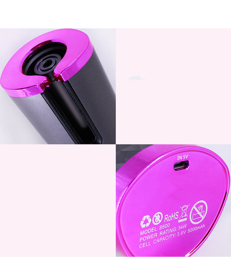 Rechargeable Automatic Hair Curler Women Portable Hair Curling Iron LCD Display Ceramic curll