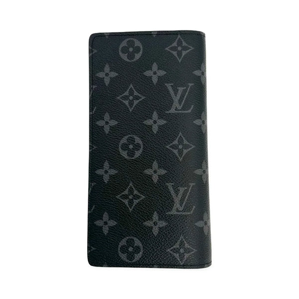 LOUIS VUITTON  Monogram Eclipse Brazza Wallet