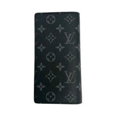LOUIS VUITTON  Monogram Eclipse Brazza Wallet