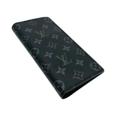 LOUIS VUITTON  Monogram Eclipse Brazza Wallet