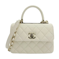 CHANEL  Quilted Lambskin Mini Trendy Top Handle