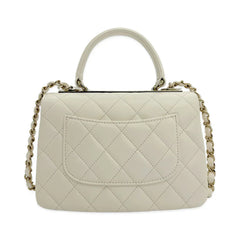 CHANEL  Quilted Lambskin Mini Trendy Top Handle