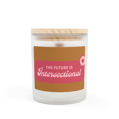 Patriotic Love Candle - 11oz Frosted Glass Candle for Holidays and Celebrations