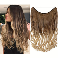 Hair Extensions Invisible Hair Extensions Secret Hidden Wire Long Curly Hair Pieces For Women Synthetic Halloween Christmas