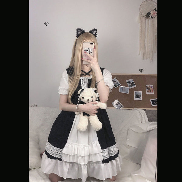 Girl Soft Girl Loli Short-sleeved Dress Summer
