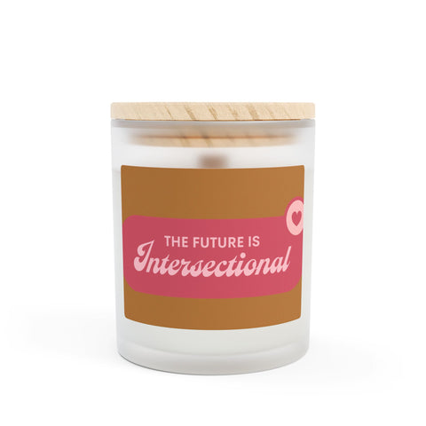 Patriotic Love Candle - 11oz Frosted Glass Candle for Holidays and Celebrations