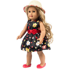 30cm Hair curly Nude Doll With Cap Colorful Cute