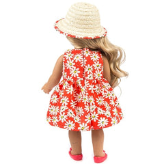30cm Hair curly Nude Doll With Cap Colorful Cute