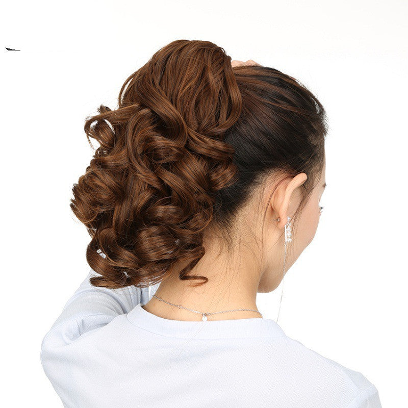 Ponytail Wig Women Short Wig Ponytail Curly Ponytail Short Pear Claw Clip Wig