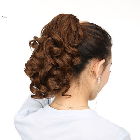 Ponytail Wig Women Short Wig Ponytail Curly Ponytail Short Pear Claw Clip Wig