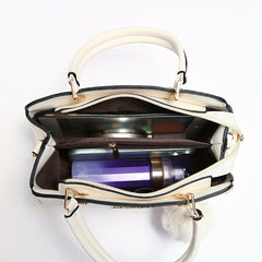 Elegant Lightweight Faux Leather Handbag -luxury Women's