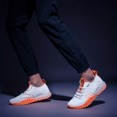[Couple's Striped Sports Shoes] Breathable Couple's Striped Low Top Lace Up Casual FabInsole, Rubber and