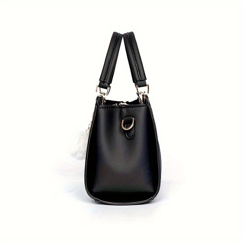 Elegant Lightweight Faux Leather Handbag -luxury Women's