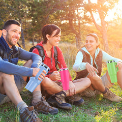 [Reusable Vacuum Tumbler] 1pc 40oz Tumbler With Handle Straw Lid, ReusableSteep