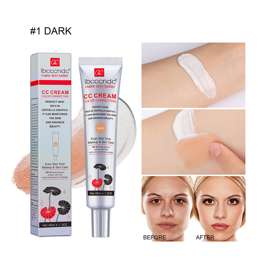 Moisturizing Correcting CC Cream Waterproof Anti-sweat Makeup Before Concealer Last Makeup Protect Skin