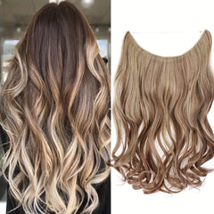 Hair Extensions Invisible Hair Extensions Secret Hidden Wire Long Curly Hair Pieces For Women Synthetic Halloween Christmas