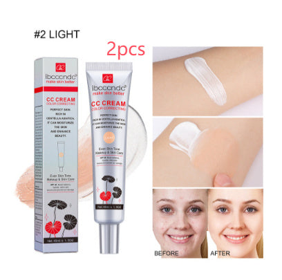 Moisturizing Correcting CC Cream Waterproof Anti-sweat Makeup Before Concealer Last Makeup Protect Skin