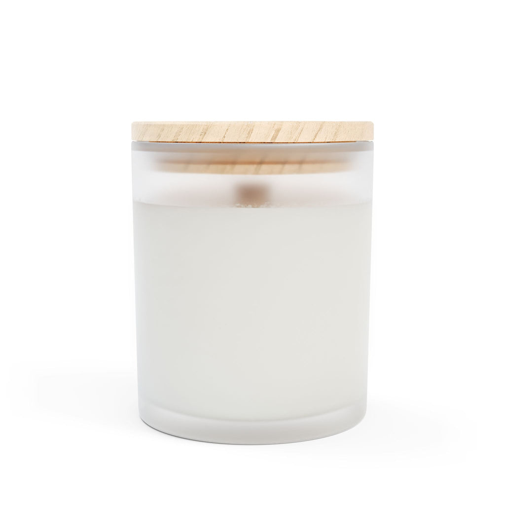 Patriotic Love Candle - 11oz Frosted Glass Candle for Holidays and Celebrations