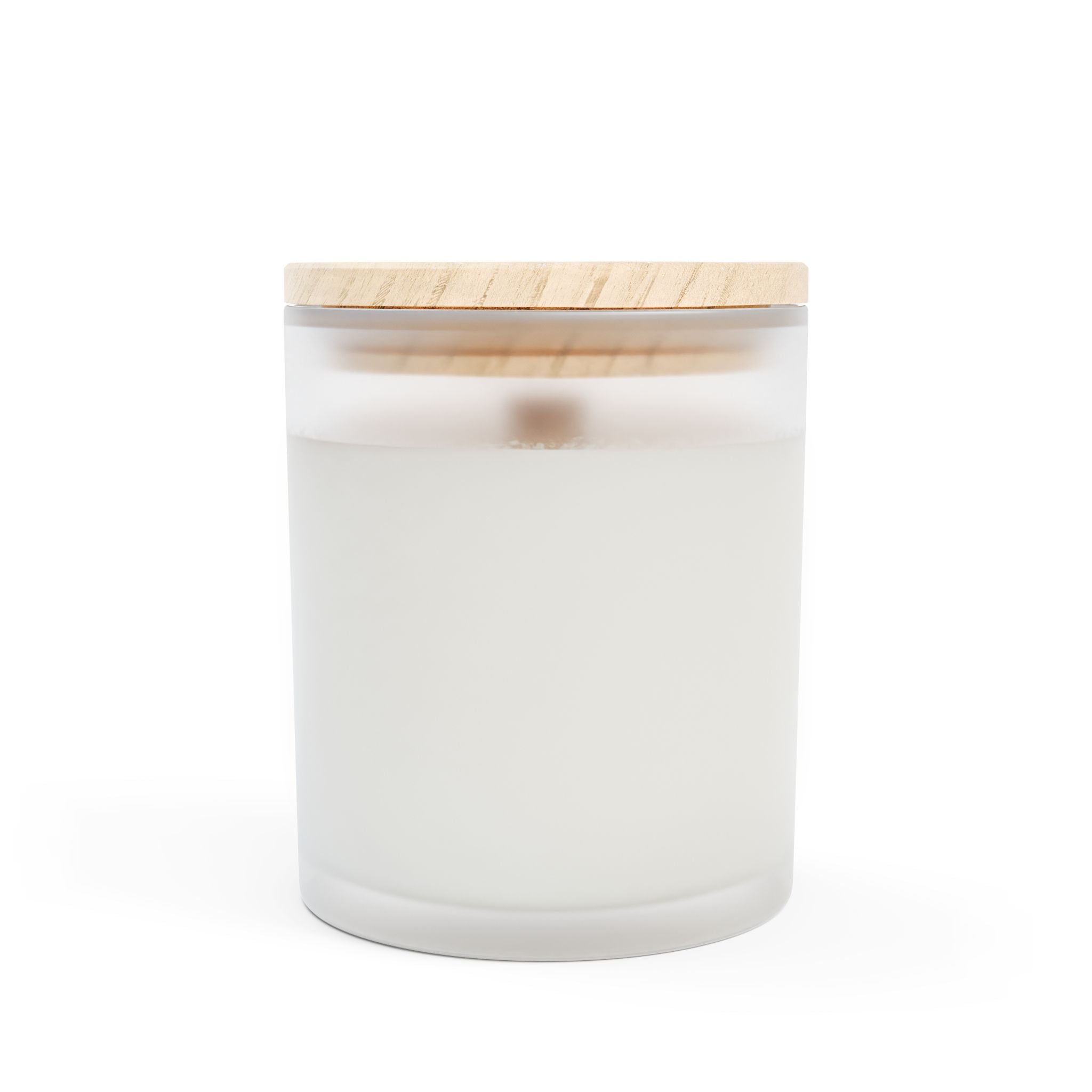 Patriotic Love Candle - 11oz Frosted Glass Candle for Holidays and Celebrations