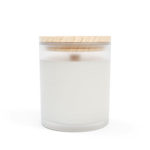 Patriotic Love Candle - 11oz Frosted Glass Candle for Holidays and Celebrations