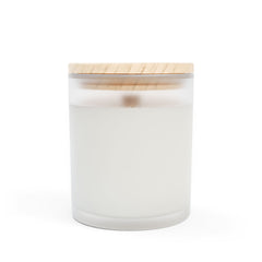 Patriotic Love Candle - 11oz Frosted Glass Candle for Holidays and Celebrations