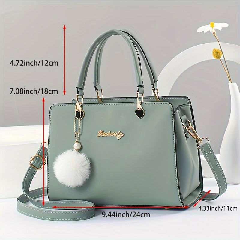 Elegant Lightweight Faux Leather Handbag -luxury Women's