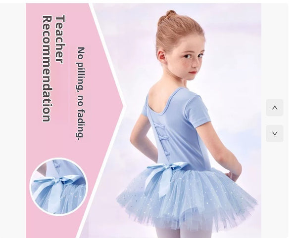 Children's Dance Clothes Summer Girls Tutu Dance Costumes