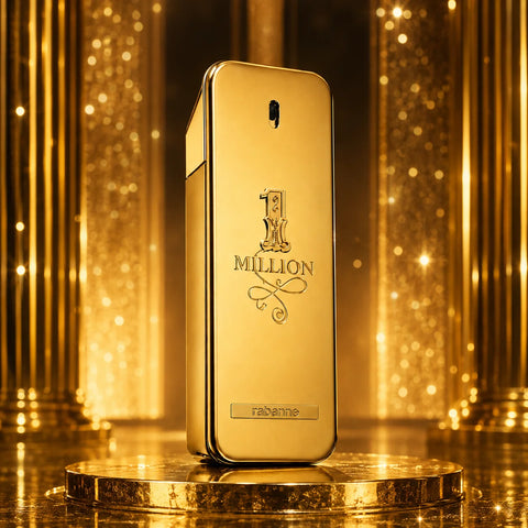 Rabanne 1 Million Eau de Toilette 100ml, Luxury Men's Perfume Spray, Long‑Lasting Woody Spicy Fragrance for Men