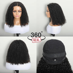 Jerry Curly Lace Front Short Bob Glueless Wigs Human Hair 4x4 Closure Wigs Pre Cut Lace Ready to Wear 13x4 Front Wigs For Women