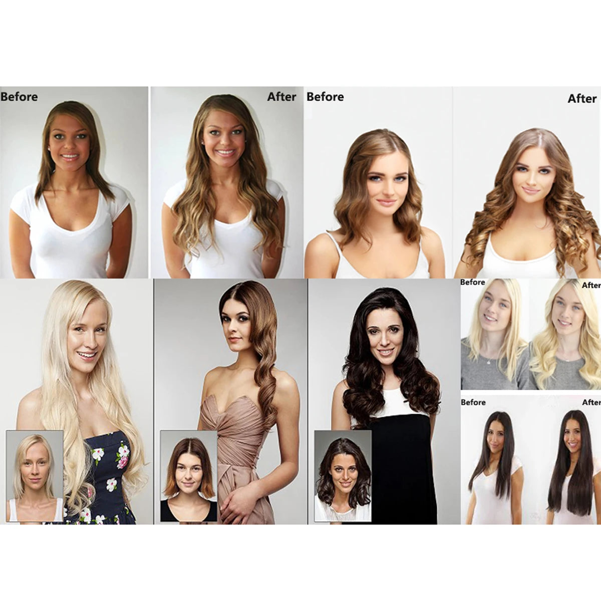 Tape in Hair Extensions Human Hair Seamless Tape in Hair Extensions Invisible Tape ins Virgin Remy Human Hair 50g/pack