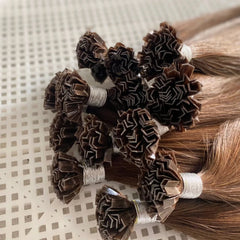 K Tip Hair Extensions Keratin Human Hair Hot Fusion Hair Extension Italy Keratin Glue Machine Remy 12-24inch 30 50G/pack