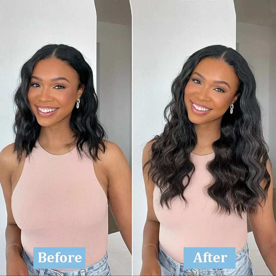 Tape In Kinky Straight Human Hair Extensions Brazilian Hair Adhesive Extensions Skin Weft Black 100% Real Human Hair for Women