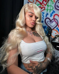 34 Inch 200% 99J Burgundy Color 13x4 Transparent Lace Frontal Wigs Human Hair Body Wave Pre Plucked With Baby Hair For Women