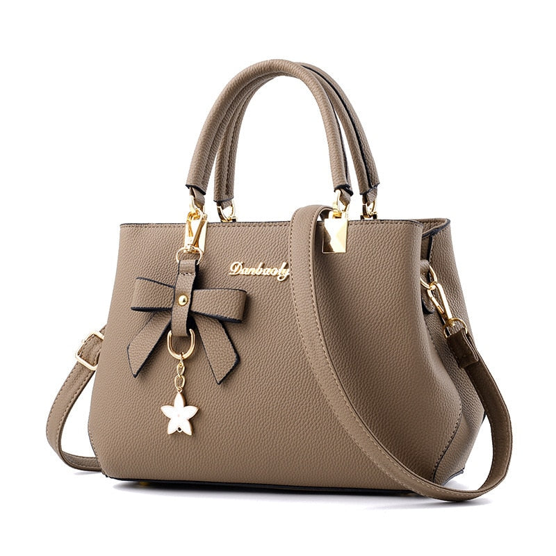 Women Bag Shoulder Handbag Messenger Bags Women Vintage Fashion Luxury Top-Handle Composite Bag Purse Wallet Leather