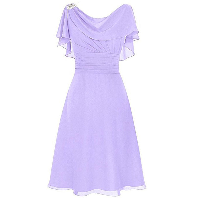 Women Multiway Dress Formal Wedding Bridesmaid High Waist Party Dresses Ruffles Flare Sleeve Summer Dress Ladies Vestidos Robes